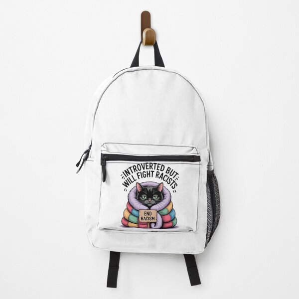 Item preview, Introvert Introverted But Will Fight Racists designed and sold by AniArtPL.