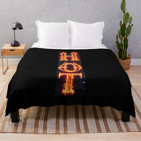 Item preview, H-O-T Vertical Burn – Summer Heatwave Tattoo Logo designed and sold by Digital Artisan.