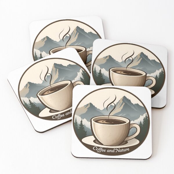 Item preview, Coffee and Nature logo design designed and sold by Art by Dannalynn.