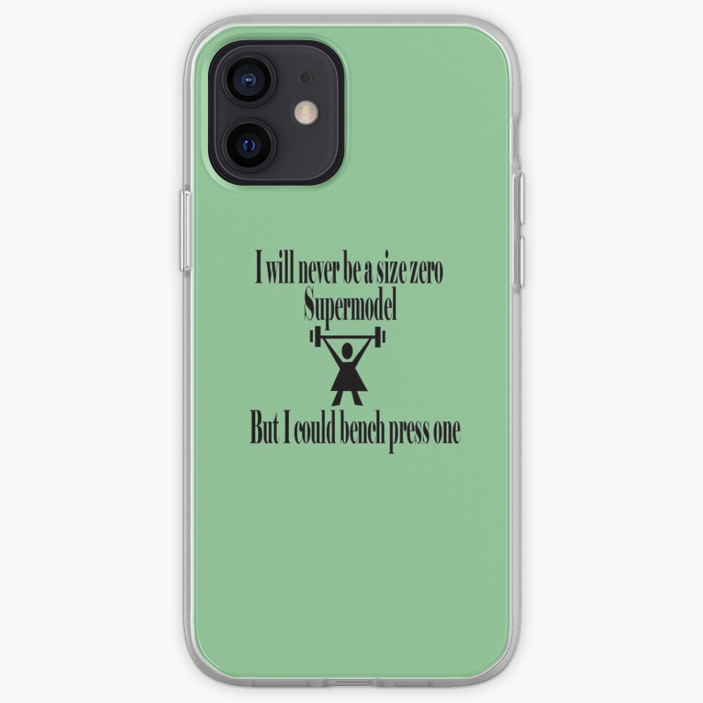 Bench Press a Supermodel Green iPhone Case & Cover