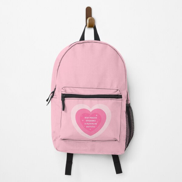 Item preview, YOUR PHYSICAL APPEARANCE IS RUINING MY AESTHETIC – Pink Heart “Hot Girl” Slogan Design designed and sold by Straight-Up Snark.