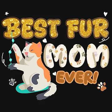 Artwork thumbnail, Best Fur Mom Ever by RJRDesignStore1