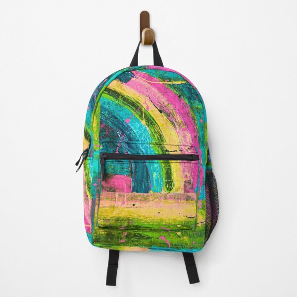 Item preview, Abstract Rainbow Painting - Altered designed and sold by FuntasticMatt.
