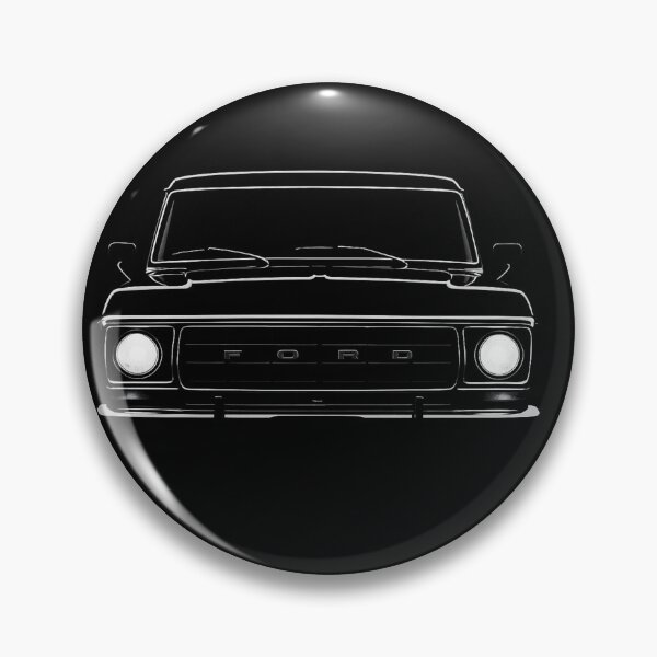 Item preview, 1978 Ford F-150 Ranger Front View in Bold Minimalist Night Style designed and sold by TheArtOfCar.