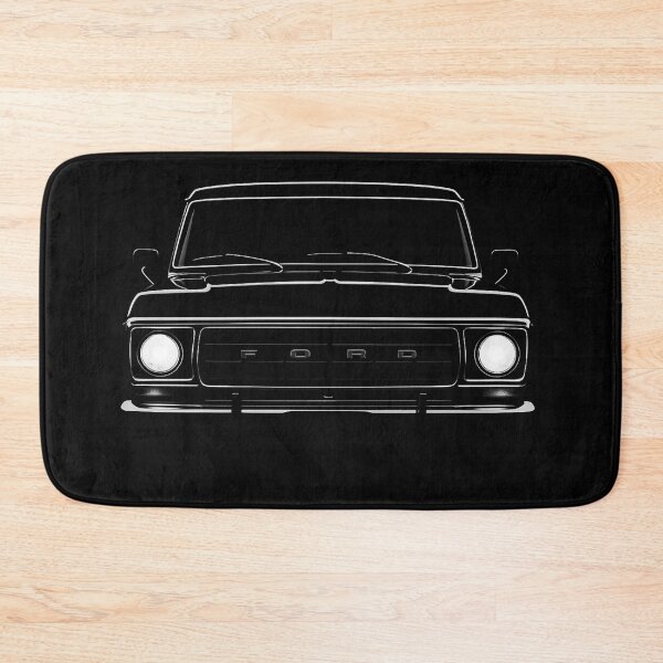 Item preview, 1978 Ford F-150 Ranger Front View in Bold Minimalist Night Style designed and sold by TheArtOfCar.