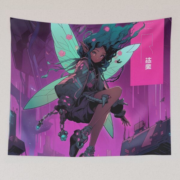 Item preview, Fairy Drone Chase designed and sold by SporeandCanvas.