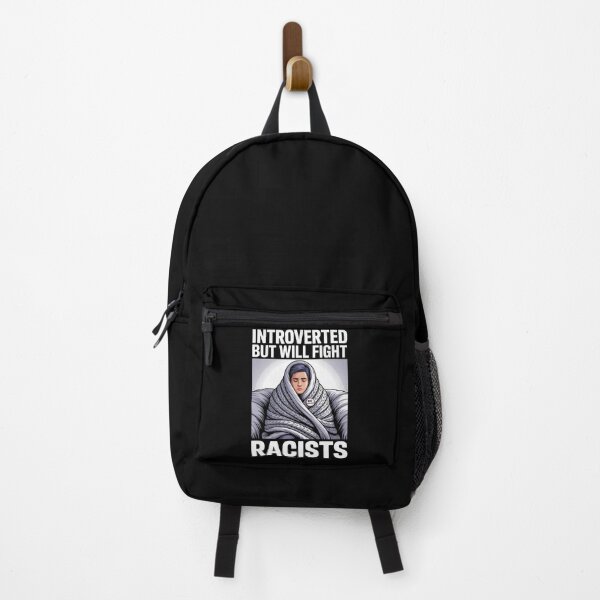 Item preview, Introvert Introverted But Will Fight Racists designed and sold by AniArtPL.