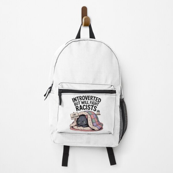 Item preview, Introvert Introverted But Will Fight Racists designed and sold by AniArtPL.