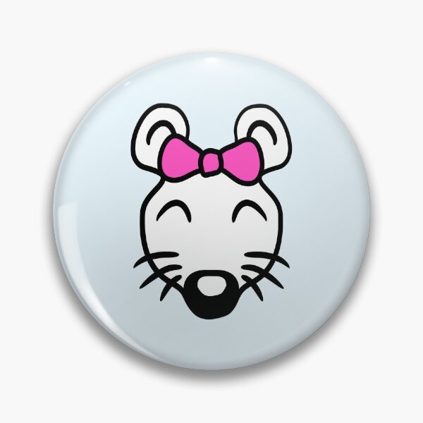 Item preview, Mouse Woman Pretty Bow Girl Little Rat Cute Beauty designed and sold by shirt-o-mat.