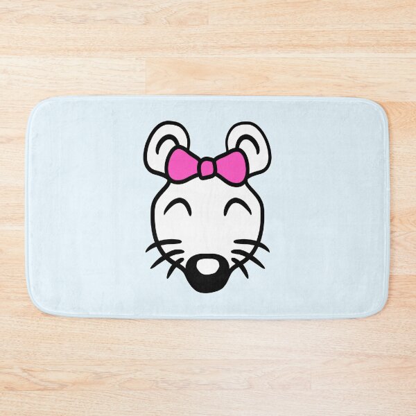 Item preview, Mouse Woman Pretty Bow Girl Little Rat Cute Beauty designed and sold by shirt-o-mat.