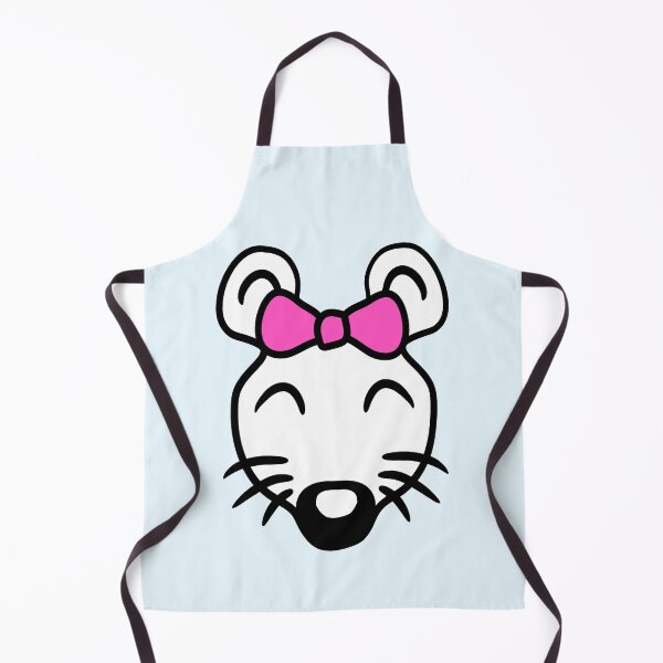 Item preview, Mouse Woman Pretty Bow Girl Little Rat Cute Beauty designed and sold by shirt-o-mat.