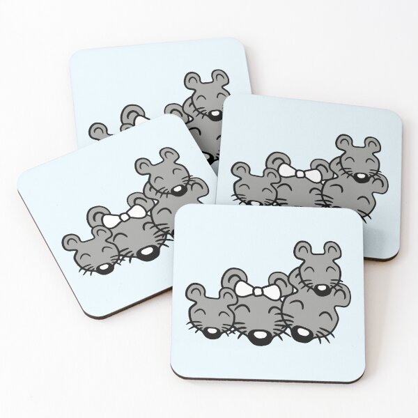 Item preview, 4 Mice Family Children Mom Dad Parents Cute Mother designed and sold by shirt-o-mat.