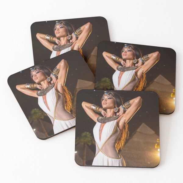 Item preview,  Cleopatra ancient Egyptian Priestess woman posing designed and sold by Vintage Designs +.