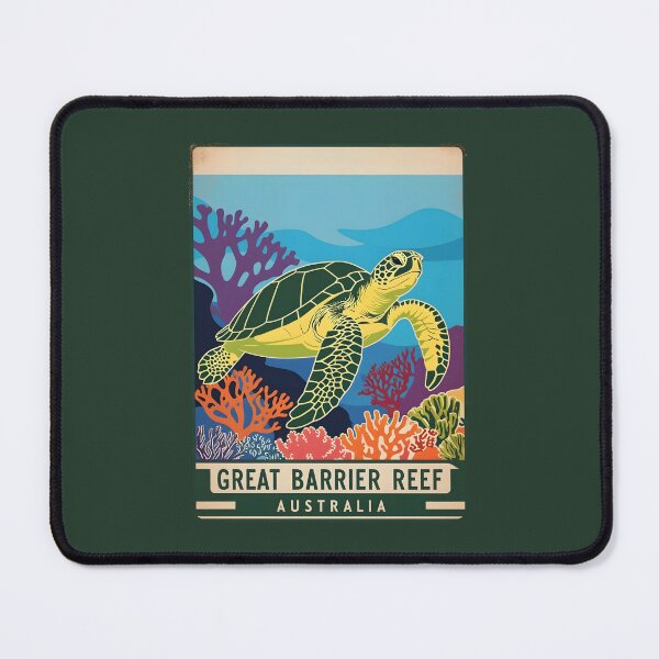 Item preview, A Vintage Illustration of Great Barrier Reef Marine Park - Australia designed and sold by GoodOldVintage.