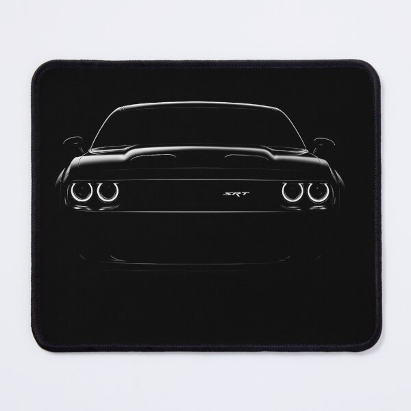 Item preview, 2023 Challenger Demon 170 Front View in Stealth Monochrome designed and sold by TheArtOfCar.