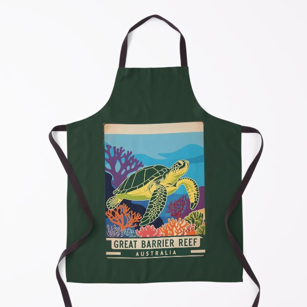 Item preview, A Vintage Illustration of Great Barrier Reef Marine Park - Australia designed and sold by GoodOldVintage.