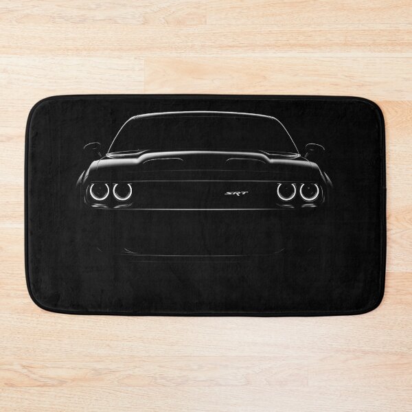Item preview, 2023 Challenger Demon 170 Front View in Stealth Monochrome designed and sold by TheArtOfCar.