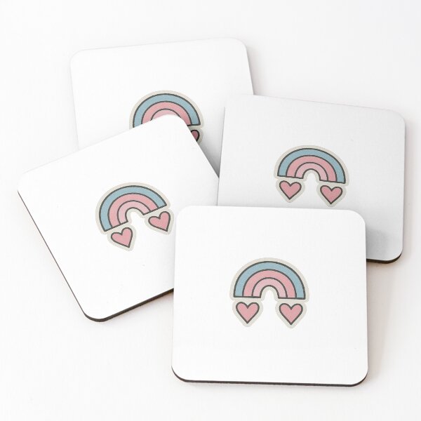 Item preview, Trans Pride Rainbow Doodle Sticker designed and sold by Queer Designs.