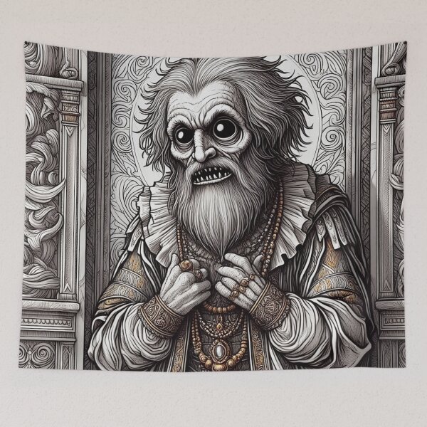 Item preview,  Evil vampire standing staring at you designed and sold by Vintage Designs +.
