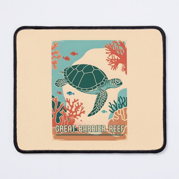 Item preview, A Vintage Illustration of Great Barrier Reef Marine Park - Australia designed and sold by GoodOldVintage.
