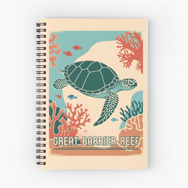 Item preview, A Vintage Illustration of Great Barrier Reef Marine Park - Australia designed and sold by GoodOldVintage.