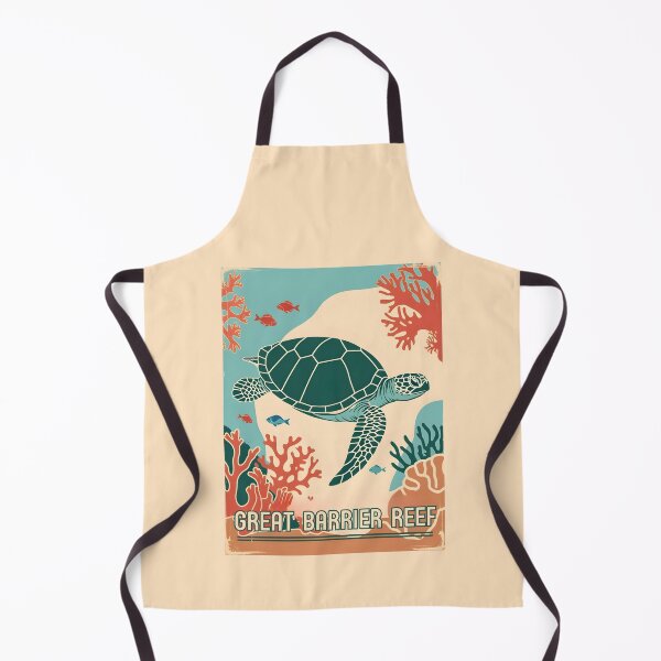 Item preview, A Vintage Illustration of Great Barrier Reef Marine Park - Australia designed and sold by GoodOldVintage.