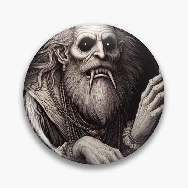 Item preview,  Evil vampire standing staring at you designed and sold by Vintage Designs +.