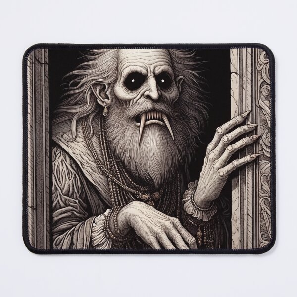 Item preview, Evil vampire standing staring at you designed and sold by Vintage Designs +.
