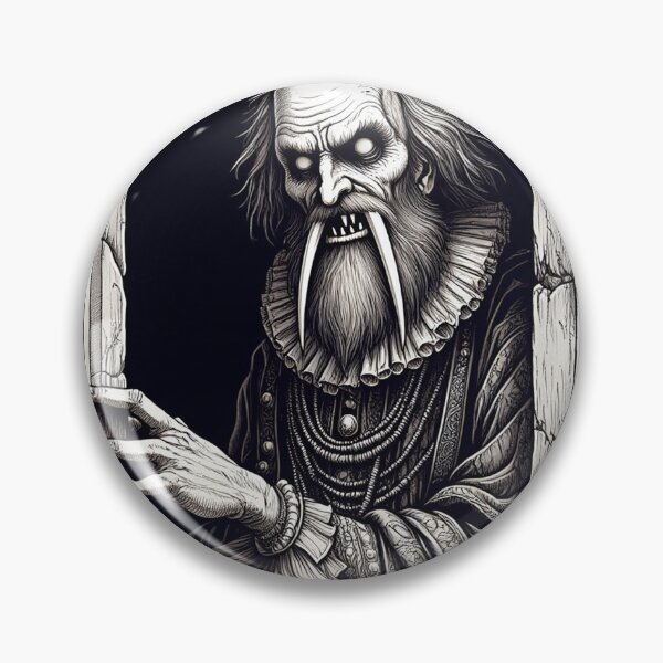 Item preview,  Evil vampire standing staring at you designed and sold by Vintage Designs +.