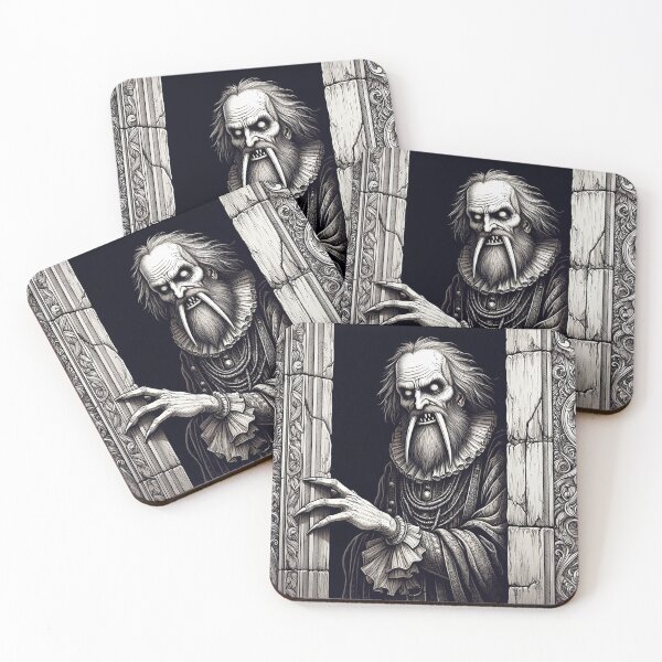 Item preview,  Evil vampire standing staring at you designed and sold by Vintage Designs +.