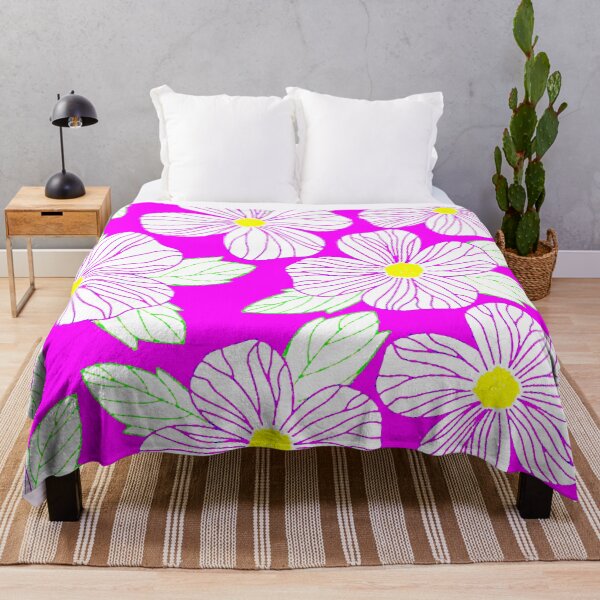 Item preview, Magenta Flower Pattern designed and sold by ViaARTfactory.