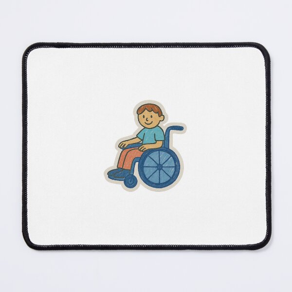 Item preview, Wheelchair User Doodle Sticker designed and sold by Queer Designs.