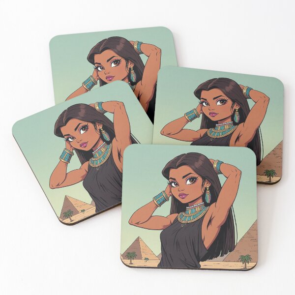 Item preview,  Beautiful Ancient Egyptian Priestess artwork designed and sold by Vintage Designs +.