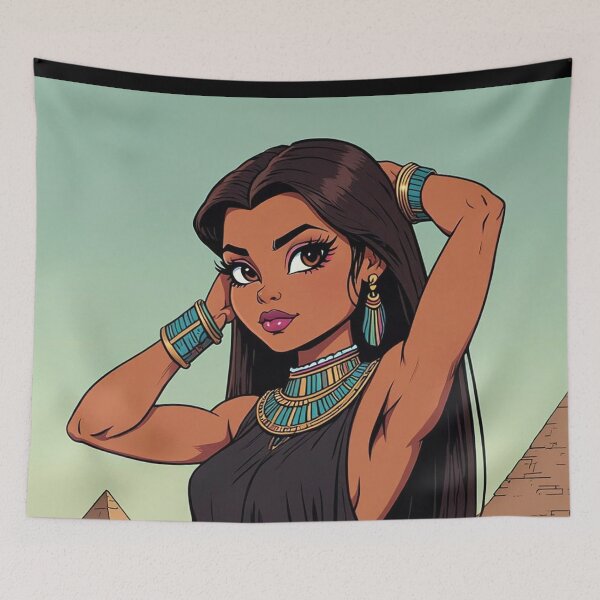 Item preview,  Beautiful Ancient Egyptian Priestess artwork designed and sold by Vintage Designs +.