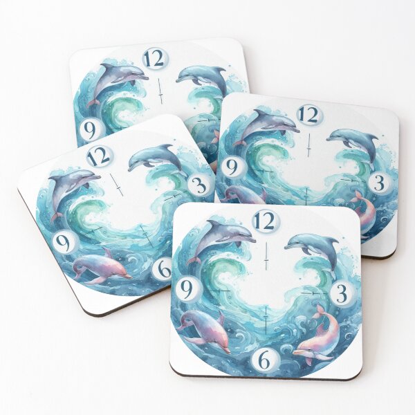 Item preview, Playtime - Dolphins and Waves designed and sold by Anchored-Arts.