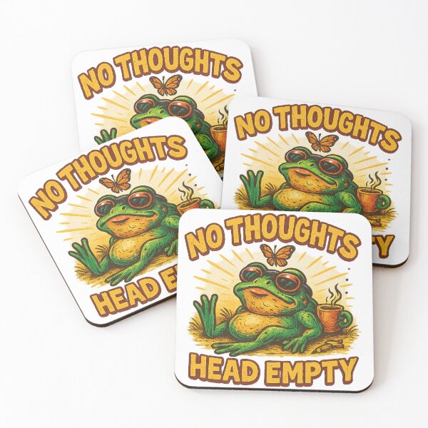 Item preview, No Thoughts Head Empty Frog designed and sold by Vitalka-uk.