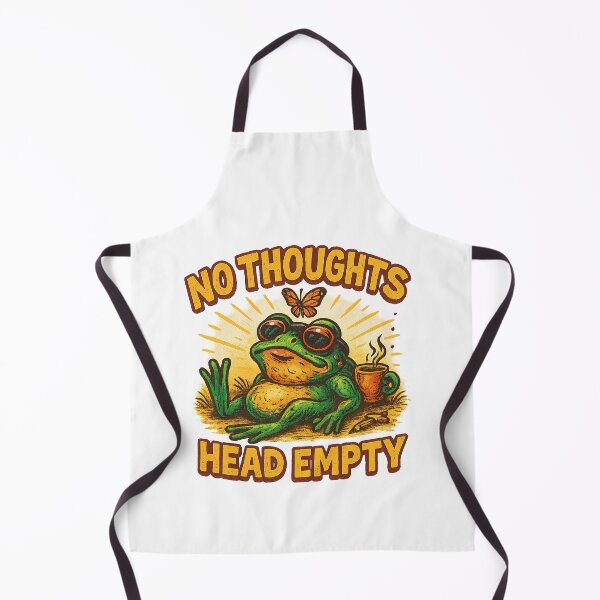 Item preview, No Thoughts Head Empty Frog designed and sold by Vitalka-uk.