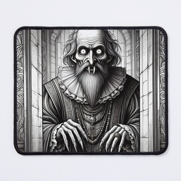 Item preview, Evil vampire standing staring at you designed and sold by Vintage Designs +.