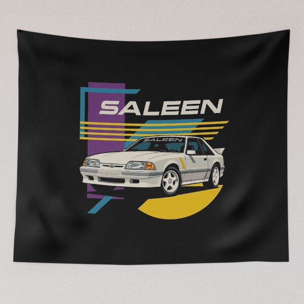 Item preview, 1989 Mustang Foxbody with Retro 80s Style Vibes designed and sold by TheArtOfCar.