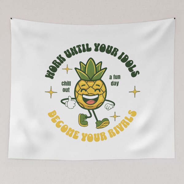 Item preview, Work Until Your Idols Become Your Rivals Motivational Quote designed and sold by al21ex.