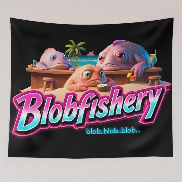 Item preview, Beachside Blobfish Hangout designed and sold by redsmags.