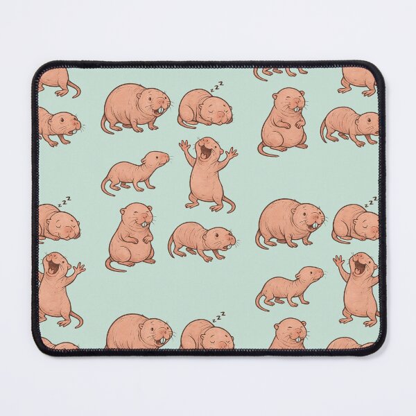 Item preview, Naked Mole Rat Gang Sticker Sheet designed and sold by Olivia's Doodle Den.