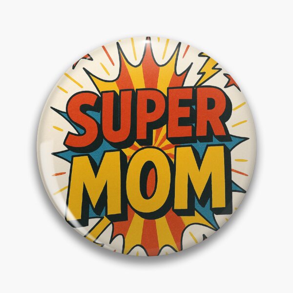 Item preview, Super Mom – Retro Comic Style Mother’s Day Design designed and sold by PrometheusStyle.
