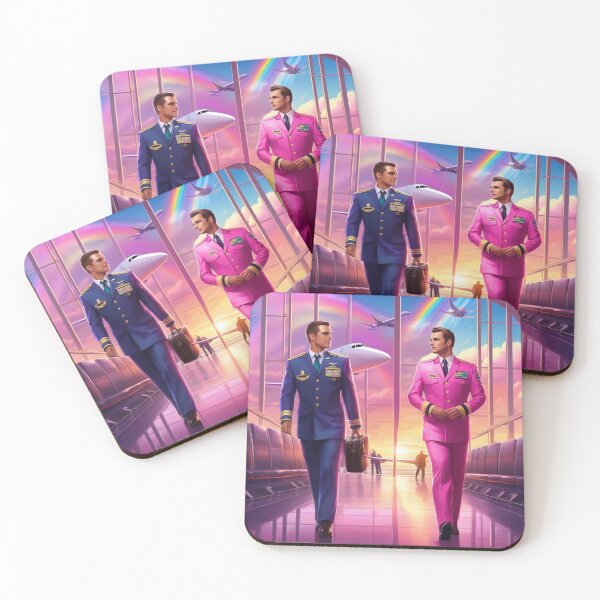 Item preview, Pink airline pilots designed and sold by PhilDreams.