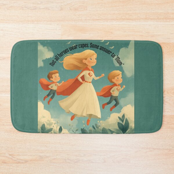 Item preview, Not all heroes wear capes. Some answer to mom designed and sold by dragonfliesart.