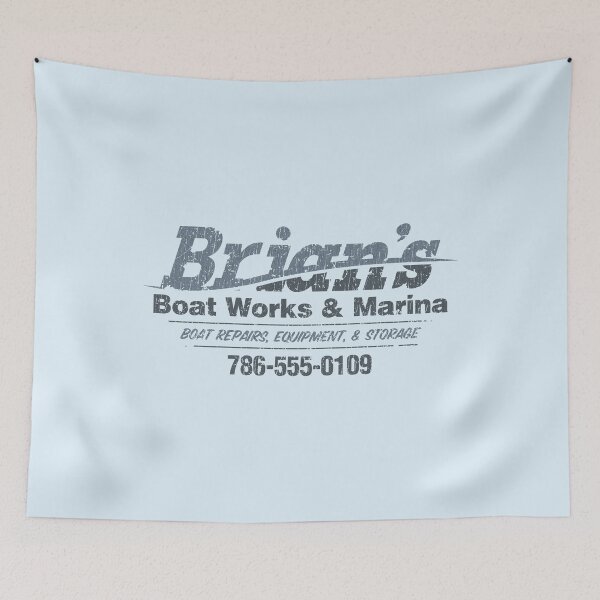 Item preview, Brian's Boat Works & Marina 1986 designed and sold by AstroZombie6669.