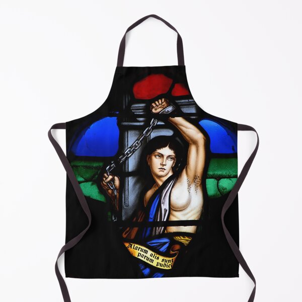 Item preview, Stained Glass art woman chained designed and sold by Vintage Designs +.