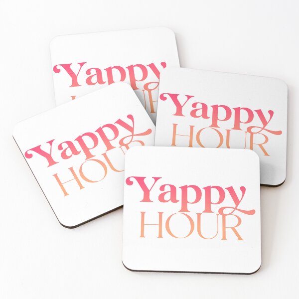 Item preview, Yappy Hour – Girls’ Night Out Sunset Design for Happy Hour Lovers designed and sold by Stickers by @molllyclare.
