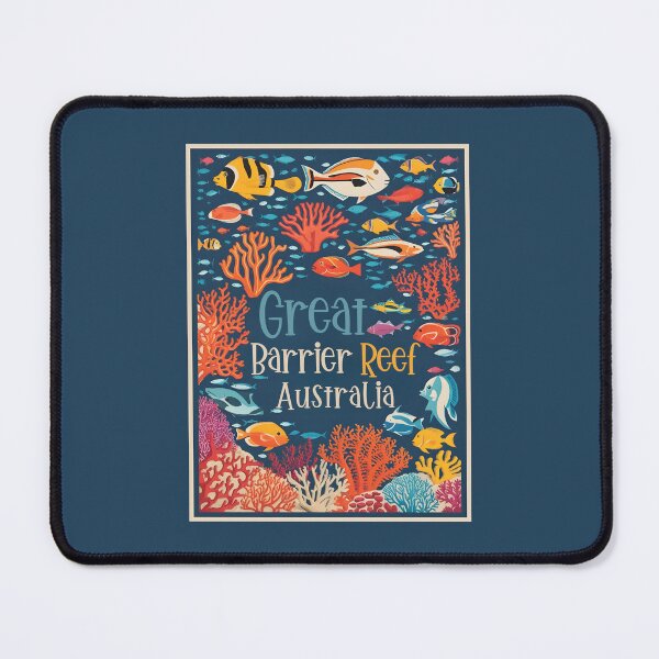 Item preview, A Vintage Illustration of Great Barrier Reef Marine Park - Australia designed and sold by GoodOldVintage.