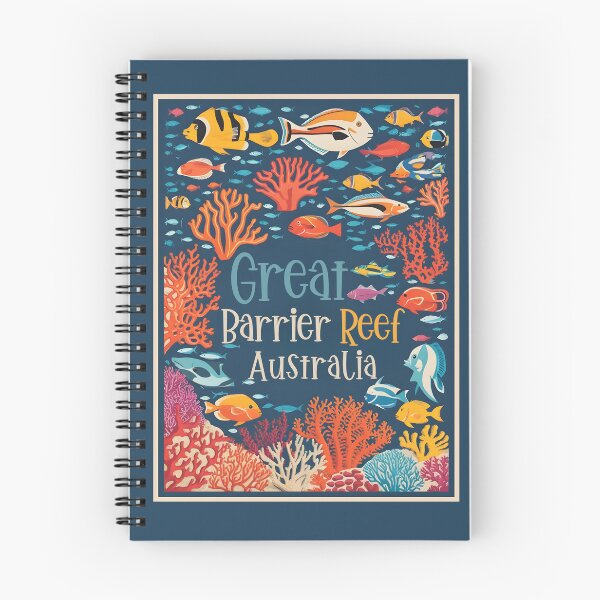 Item preview, A Vintage Illustration of Great Barrier Reef Marine Park - Australia designed and sold by GoodOldVintage.